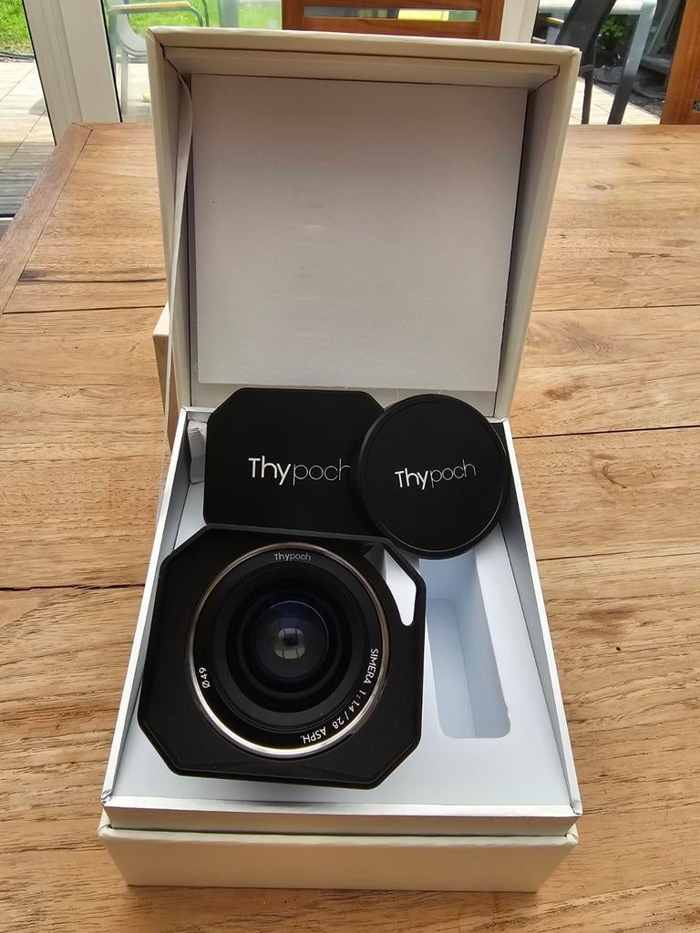 Thypoch Simera 28mm f1.4 ASPH Leica M, Enlèvement ou Envoi, Comme neuf, Objectif grand angle