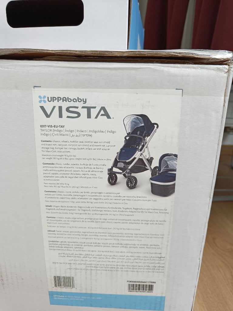 UPPAbaby Vista - duo kinderwagen/buggy, Enlèvement, Comme neuf, Poussette