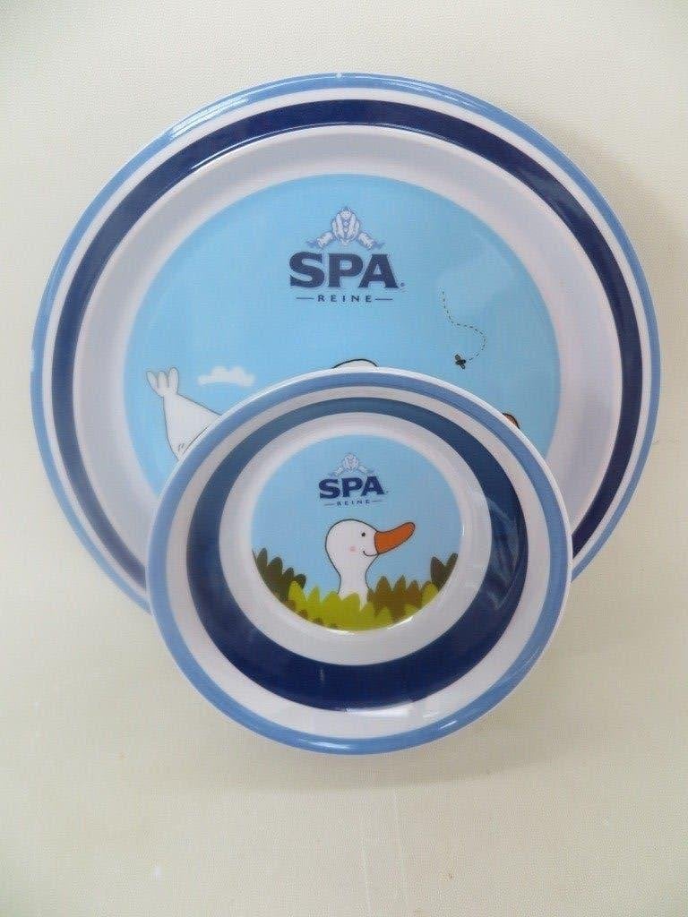 SPA ontbijtkom en bordje, Ophalen of Verzenden, Gebruikt, Gebruiksvoorwerp