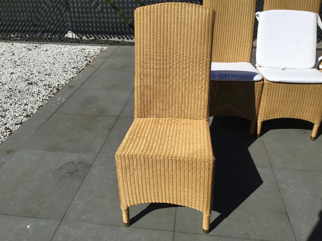 stoelen, Huis en Inrichting, Stoelen, Ophalen, Bruin, Riet of Rotan, Zo goed als nieuw