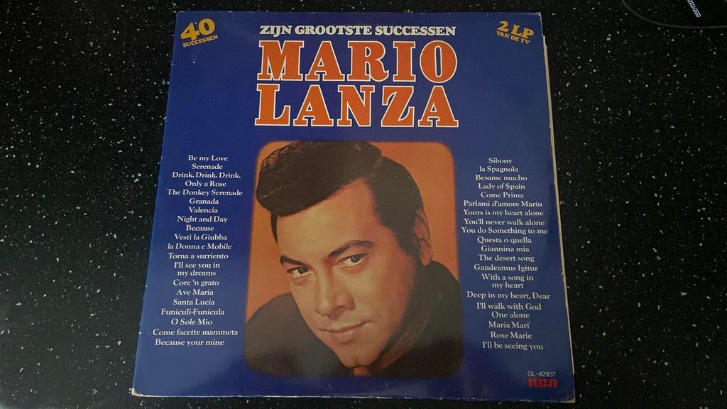 Mario lanza - zijn grootste successen LP, Ophalen of Verzenden, Zo goed als nieuw