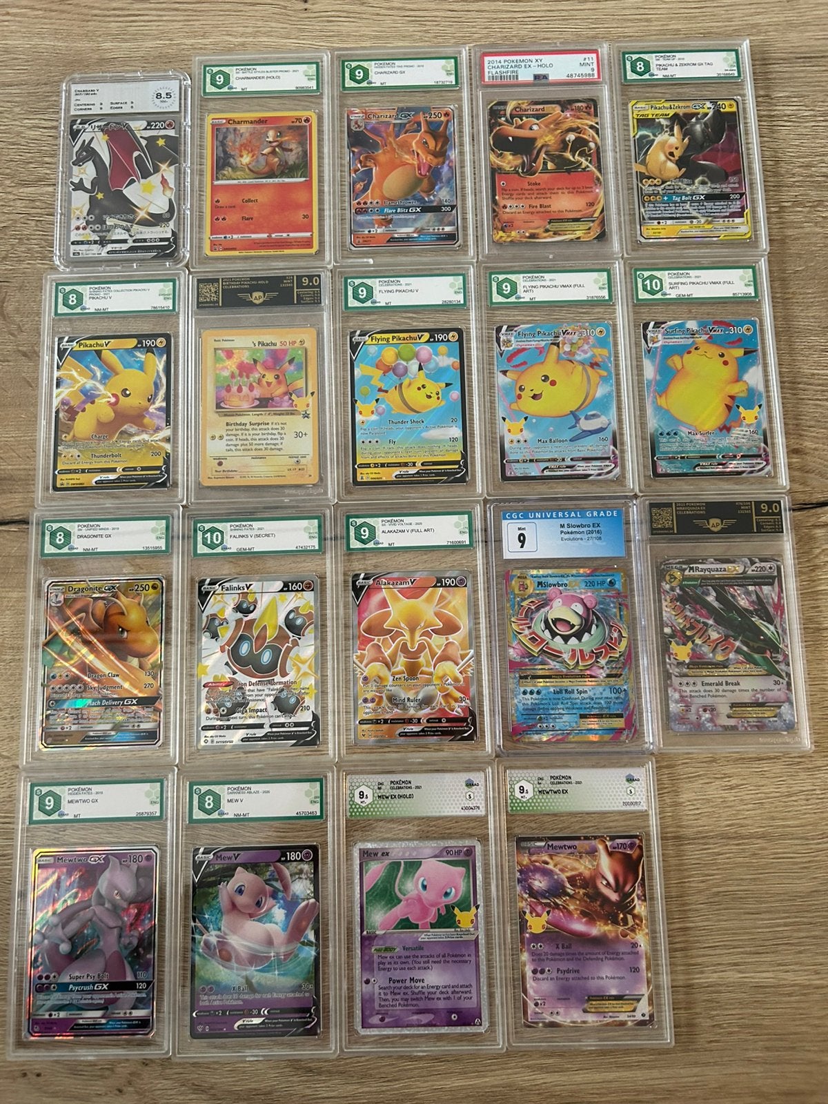 Pokemon graded kaarten, Hobby & Loisirs créatifs, Enlèvement, Comme neuf
