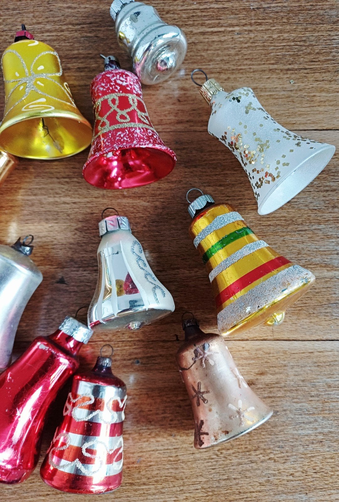 antieke en vintage klokjes kerstballen, Ophalen of Verzenden