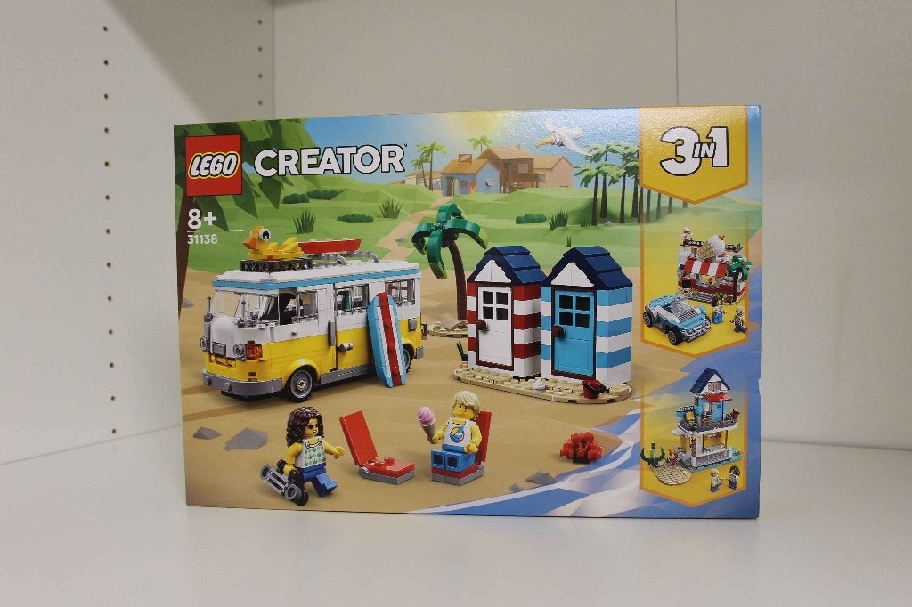 Camper de plage 3-en-1 LEGO Creator 31138, Neuf, Enlèvement ou Envoi, Lego, Ensemble complet