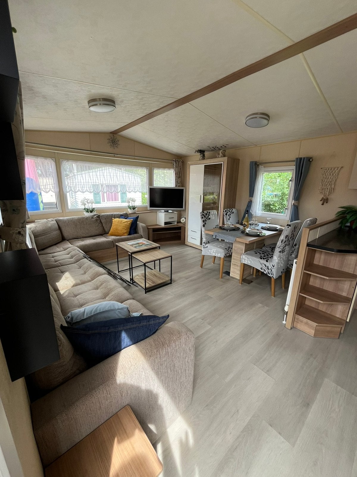 Mobil-home chalet à vendre dans un camping des Ardennes, Jusqu'à 6