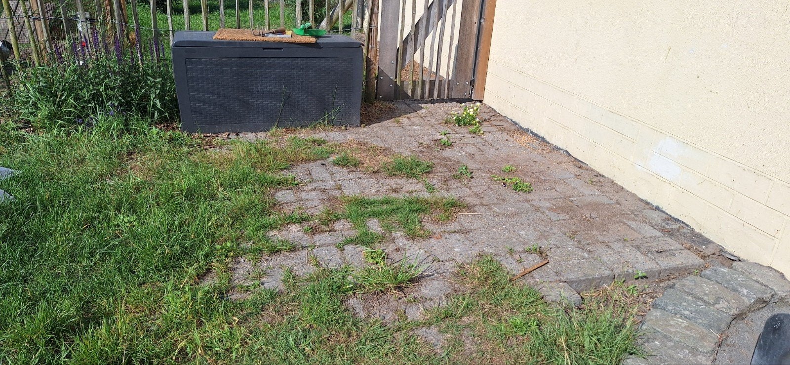 5m² betonkliners, Ophalen