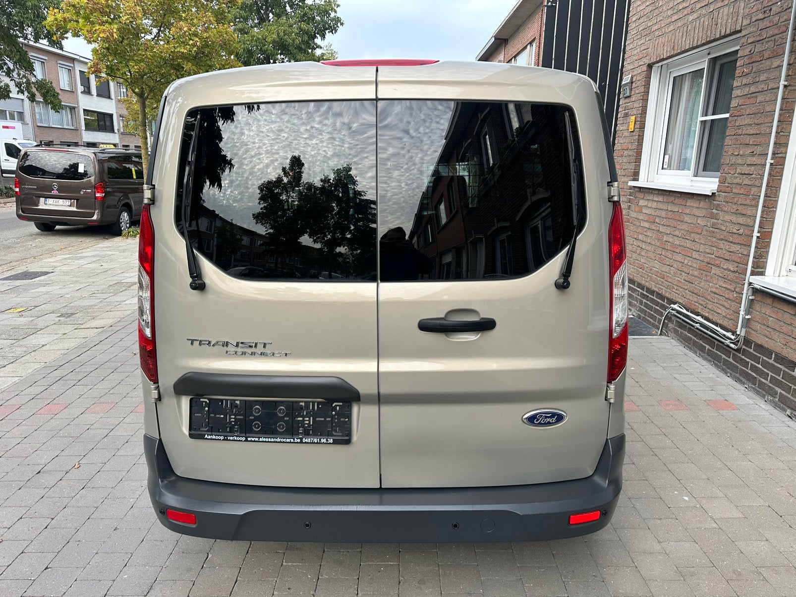 Ford Transit Connect 1.6tdci! Topstaat* Airco* Garantie!, Auto's, Voorwielaandrijving, Stof, Zwart, 4 cilinders