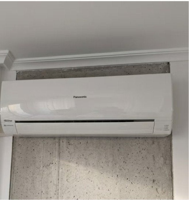 airco binnen & buitenunit, Elektronische apparatuur, Airco's, Ophalen, Gebruikt, Koelen en Ontvochtigen, Afstandsbediening