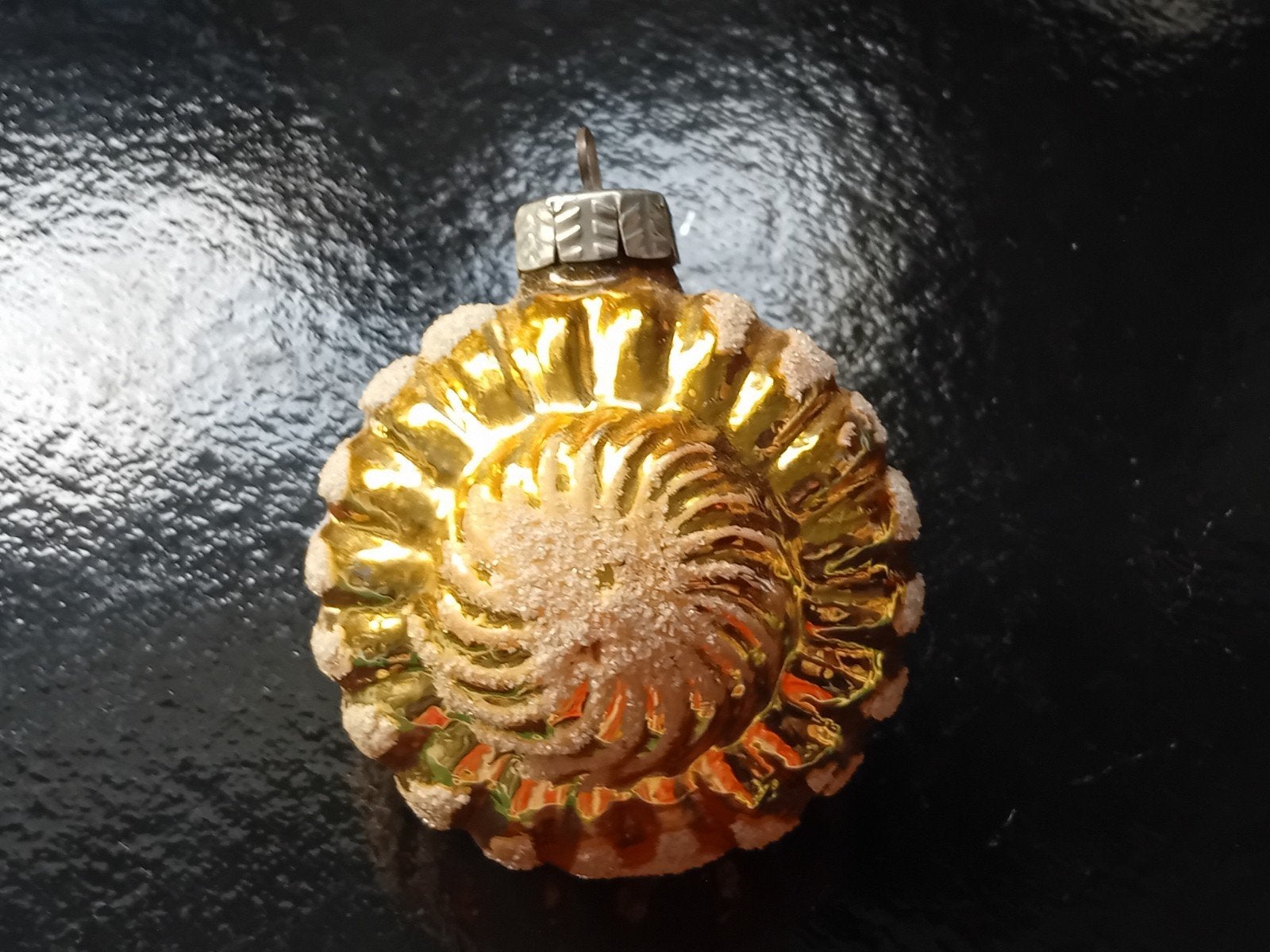 vintage glazen  kerstbal, Diversen, Kerst, Ophalen of Verzenden