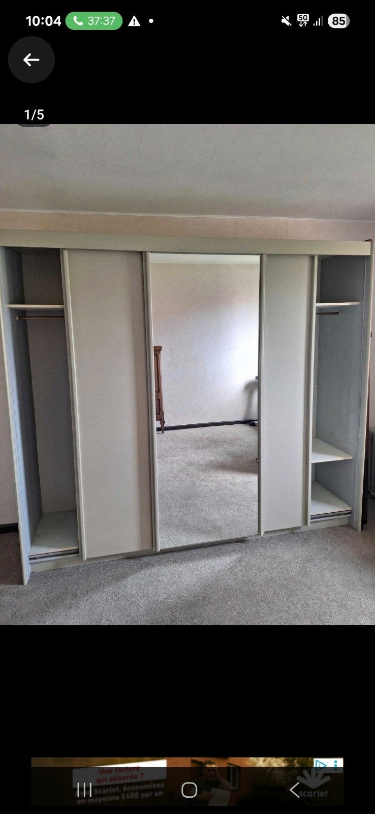 Armoire blanche, Maison & Meubles, Enlèvement
