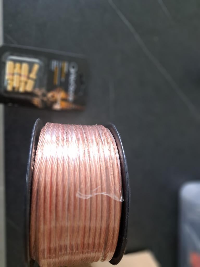 Luidsprekerkabel ofc 2x 4mm 25m, Ophalen, Luidsprekerkabel