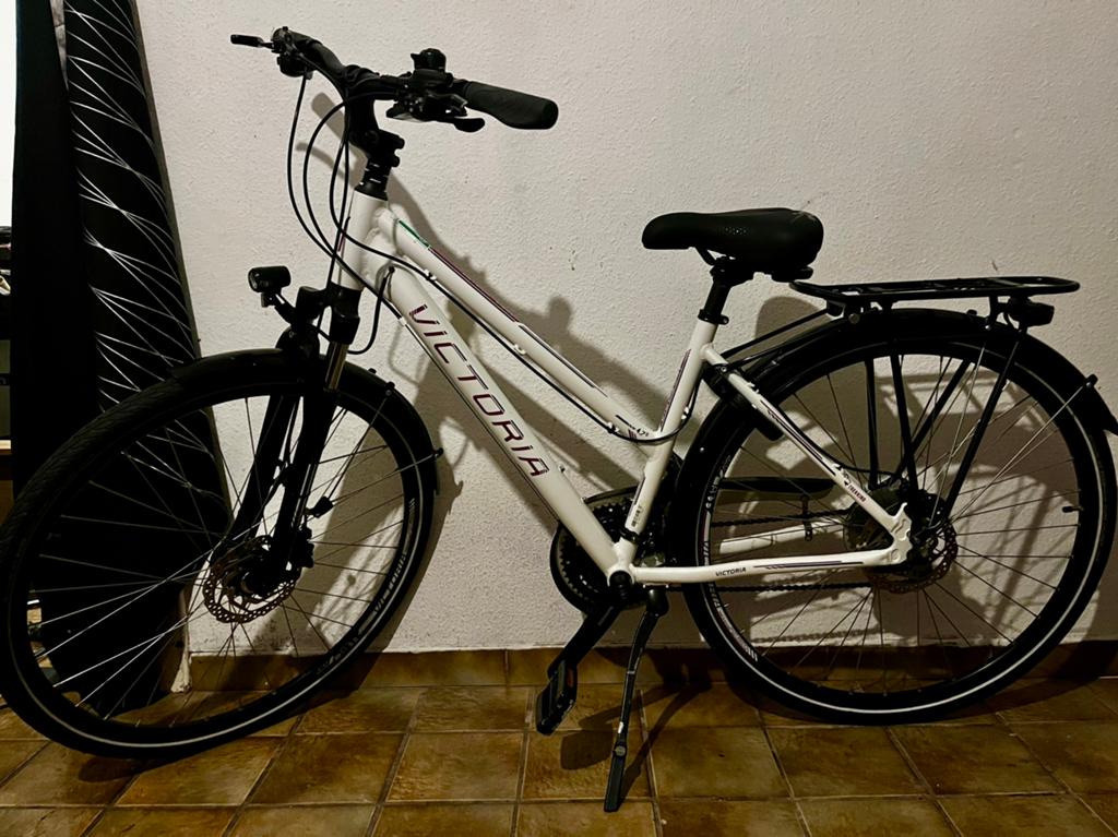 Vélo de randonnée Victoria 4.7D pour femmes (blanc), Autres marques, Comme neuf, Enlèvement, 15 à 20 vitesses