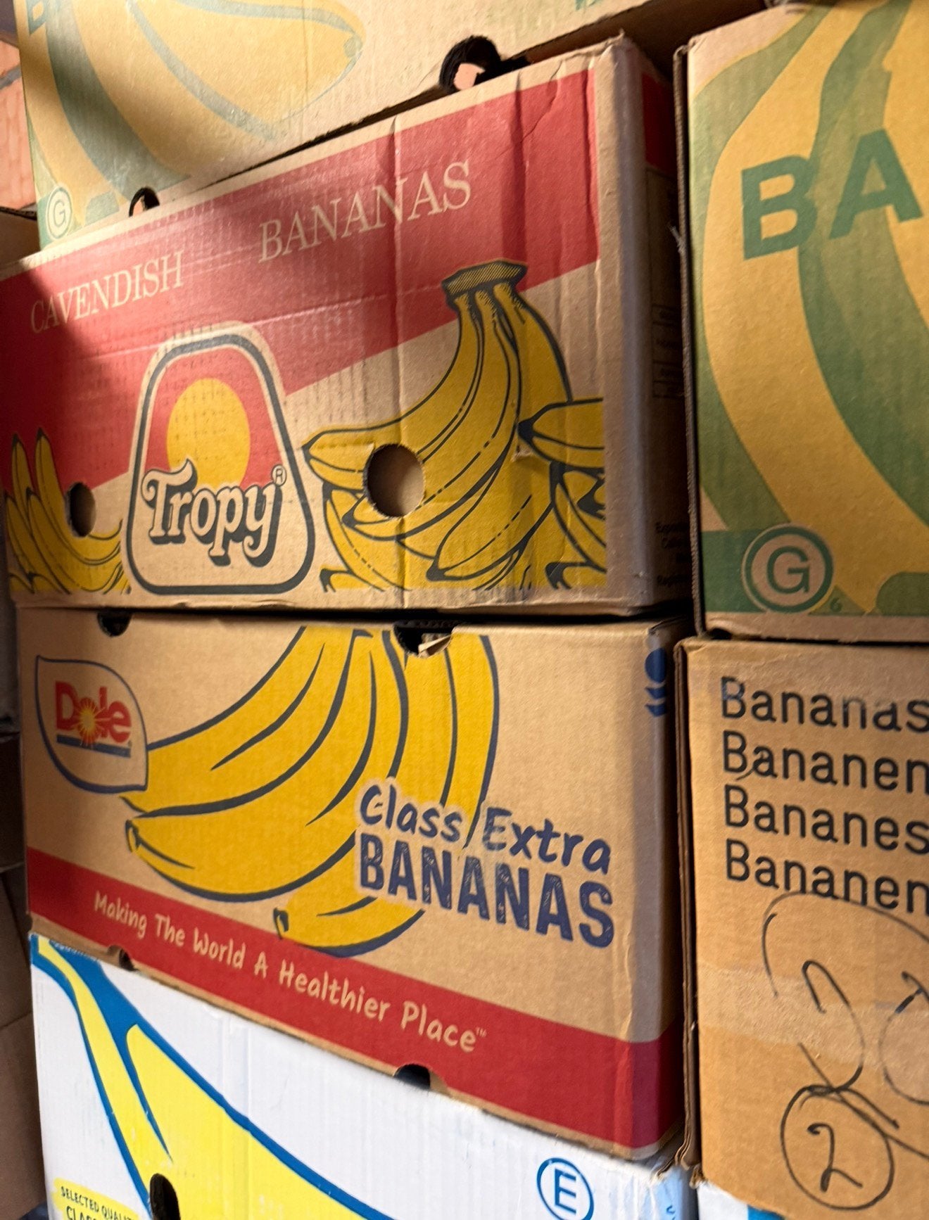 25 bananendozen stevige, Diversen, Ophalen
