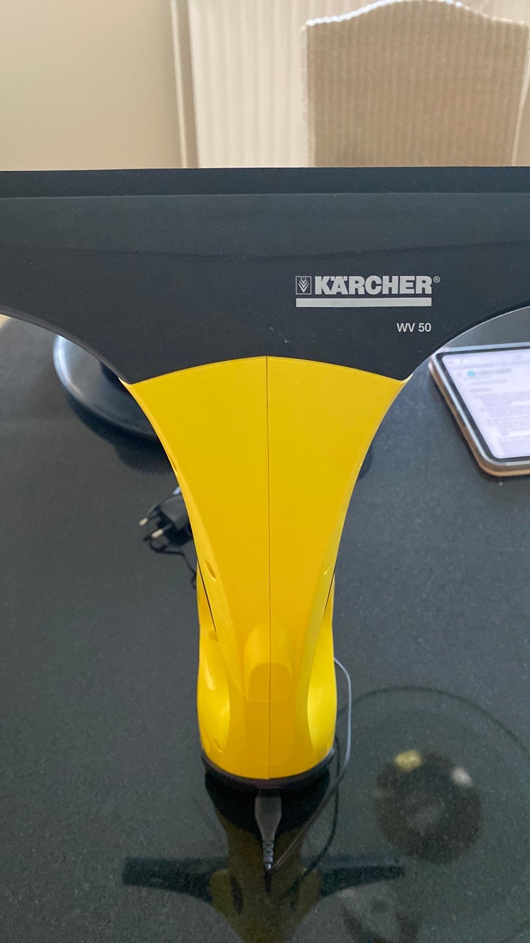 Kärcher ramenreiniger, Ophalen