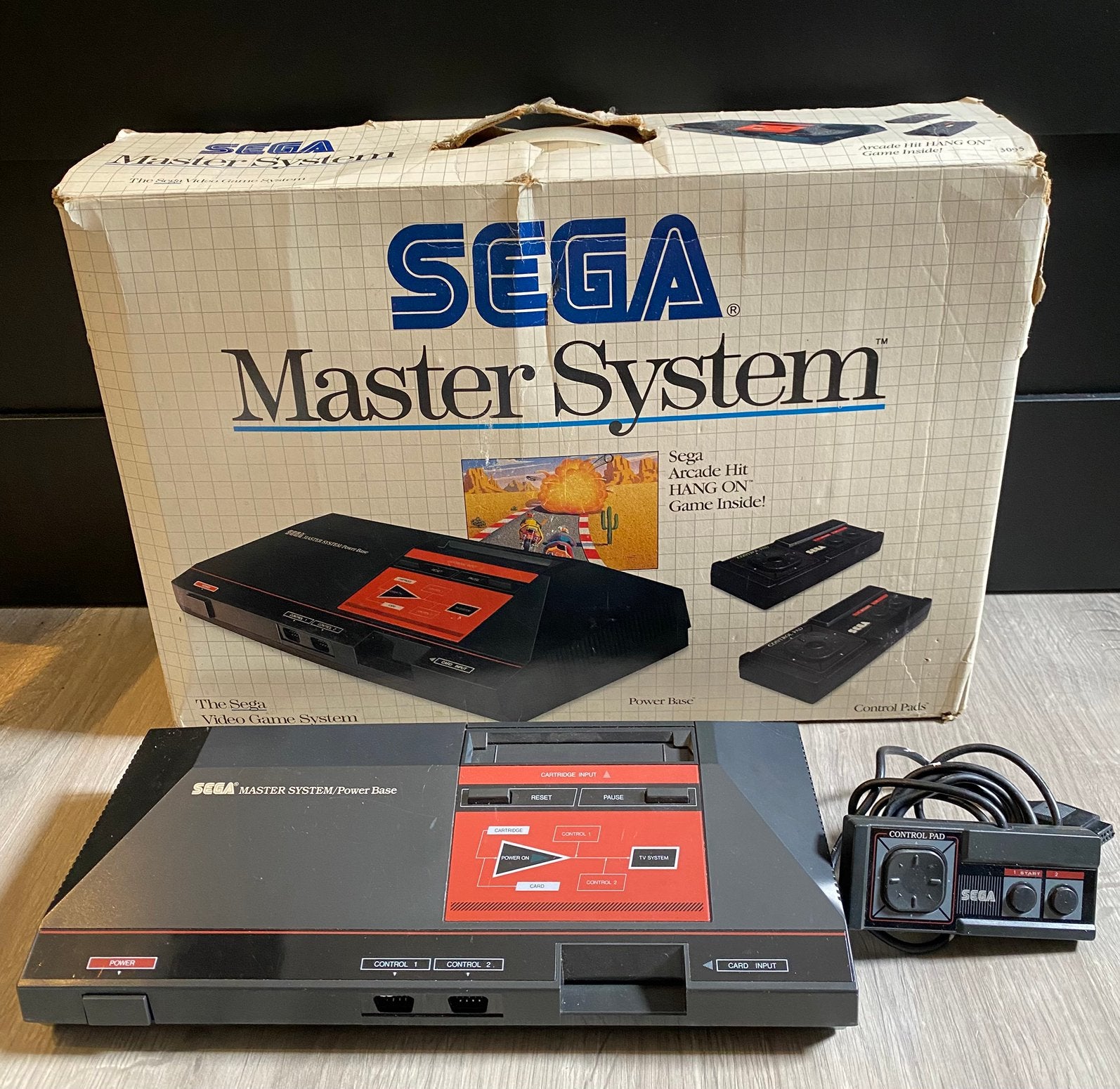 SEGA Master System 1 Vintage 1986 – Boîte d’origine 3095, Enlèvement, Utilisé, Avec 1 manette