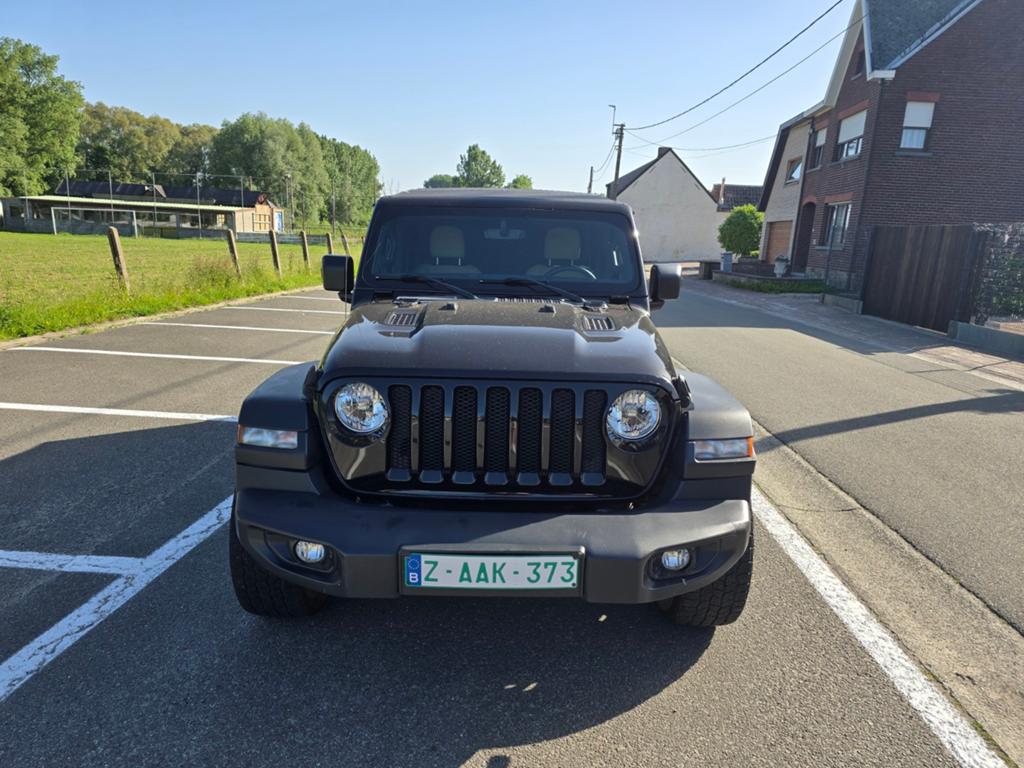 Jeep wrangler UNLIMITED sport 4x4 lichtevracht btw reeds gvv, Auto's, Jeep, Automaat, Stof, 4 cilinders, Zwart