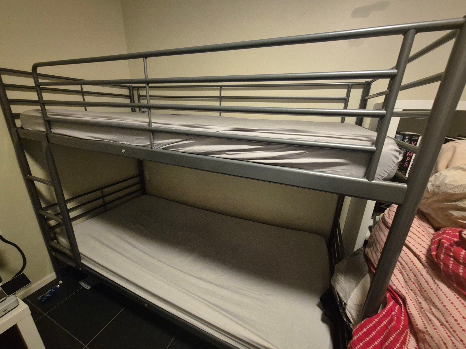 IKEA stapelbed 200x90, Maison & Meubles, Chambre à coucher | Lits superposés & Lits mezzanines, Enlèvement, 90 cm, Lits superposés