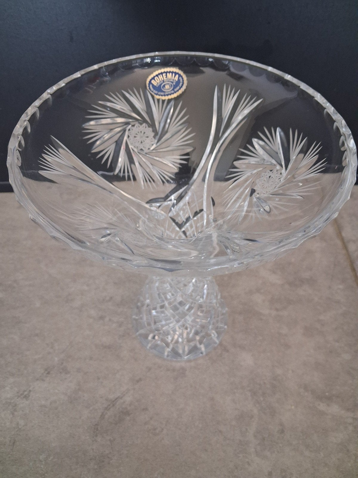 Bohemia crystal vaas, Antiek en Kunst, Ophalen