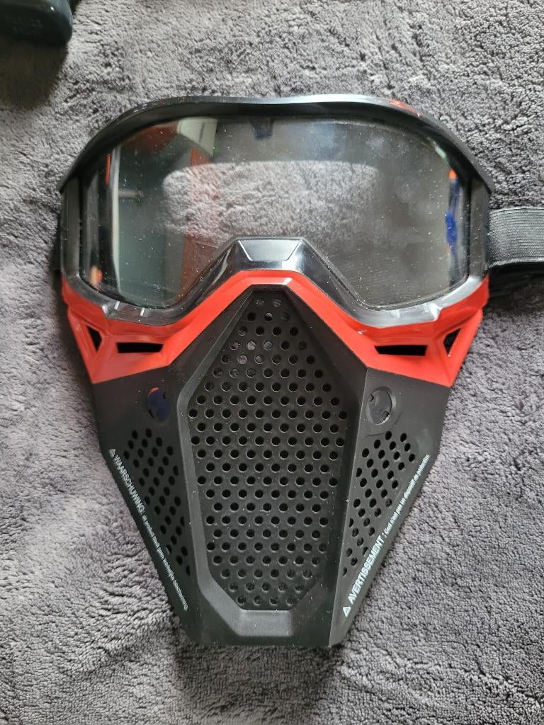 Nerf Rival Face Mask Red, Enfants & Bébés, Jouets | Extérieur | Jeu d'action, Enlèvement ou Envoi, Comme neuf
