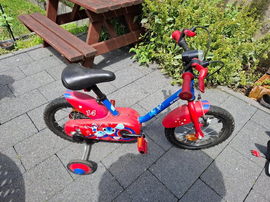 kinderfiets, Fietsen en Brommers, Ophalen, Zijwieltjes, Gebruikt, B-Twin