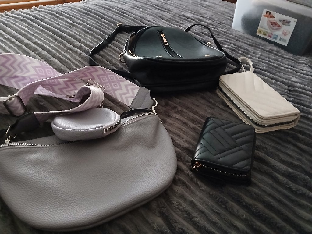 Sac à main +portefeuilles, Bijoux, Sacs & Beauté, Enlèvement, Comme neuf, Beige, Sac à bandoulière
