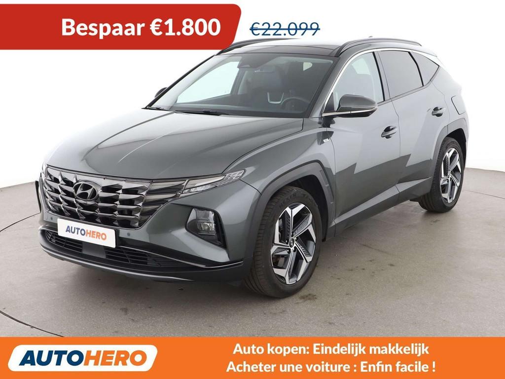 Hyundai Tucson 1.6 T-GDI Mild-Hybrid Prime 2WD (bj 2021), Auto's, Hyundai, Gebruikt, 149 g/km, Leder, 5 deurs