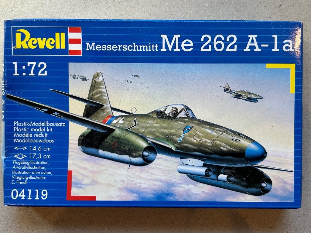 1/72 04119 Revell Messerschmitt Me-262 A-1a, Neuf, Enlèvement ou Envoi, Revell, 1:72 à 1:144