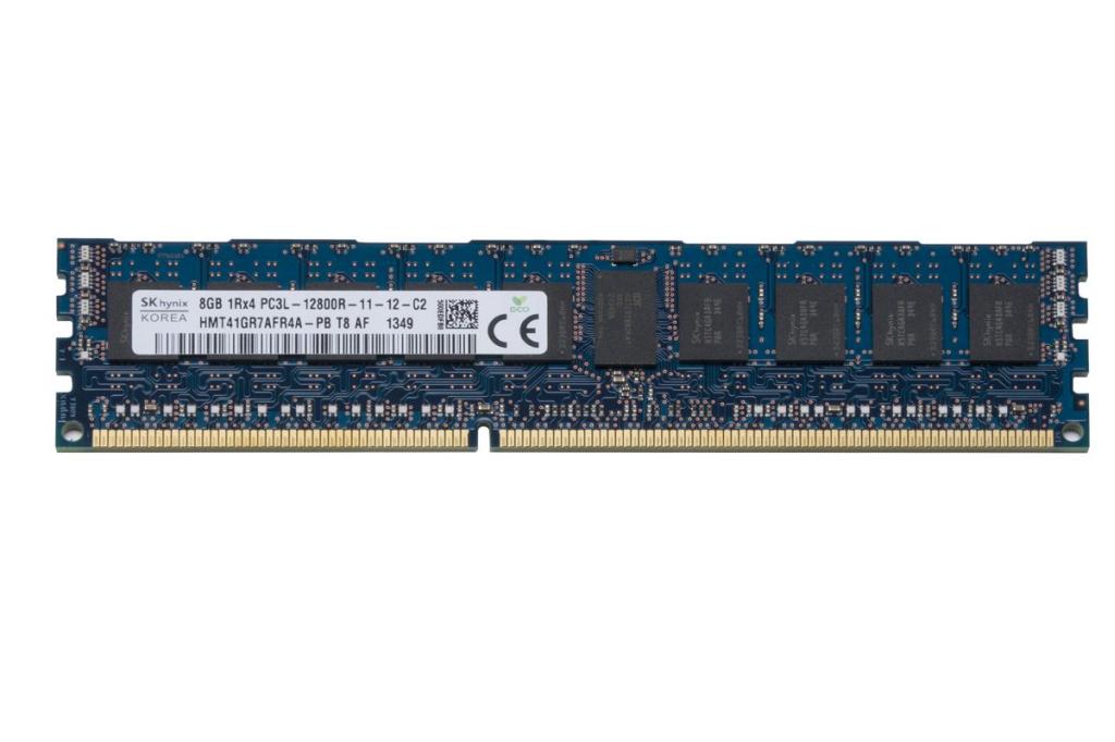 8GB 1Rx4 PC3L-12800R DDR3-1600 ECC, Hynix HP, Computers en Software, RAM geheugen