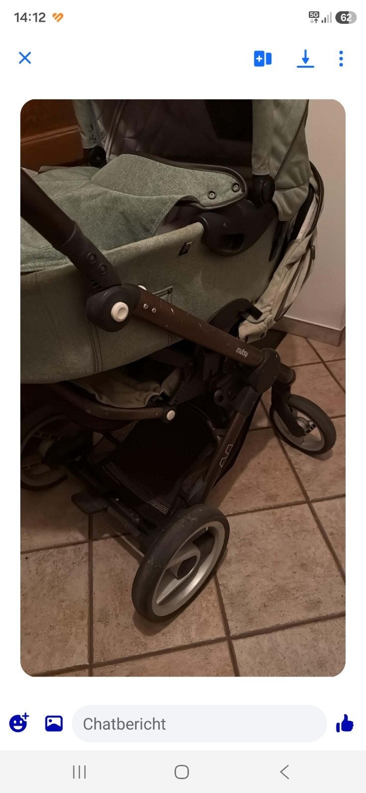 buggy en wandelwagen in 1, Ophalen, Gebruikt, Combiwagen, Mutsy