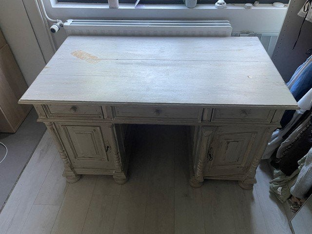 Bureau, Huis en Inrichting, Bureaus, Ophalen, Hout, Bureau-kast combinatie