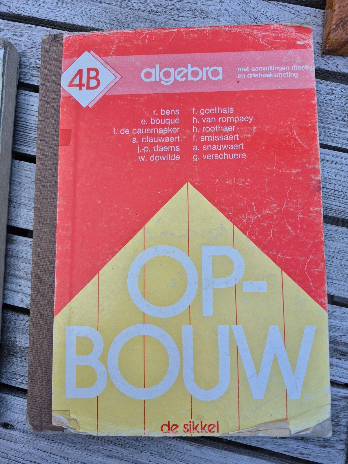 Wiskunde boeken Opbouw 4B en 3B, Livres, Enlèvement ou Envoi, Utilisé, Secondaire, Mathématiques A