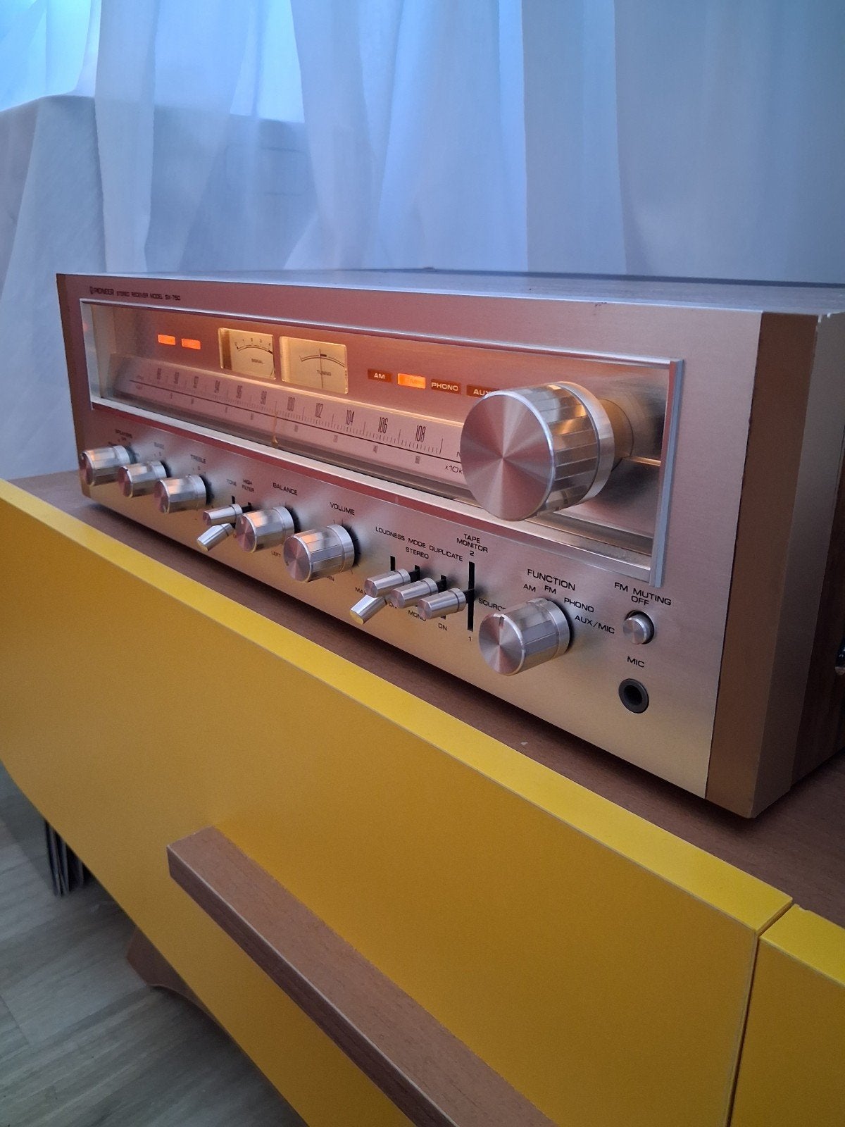 Amplificateur récepteur Pioneer SX 750, Enlèvement