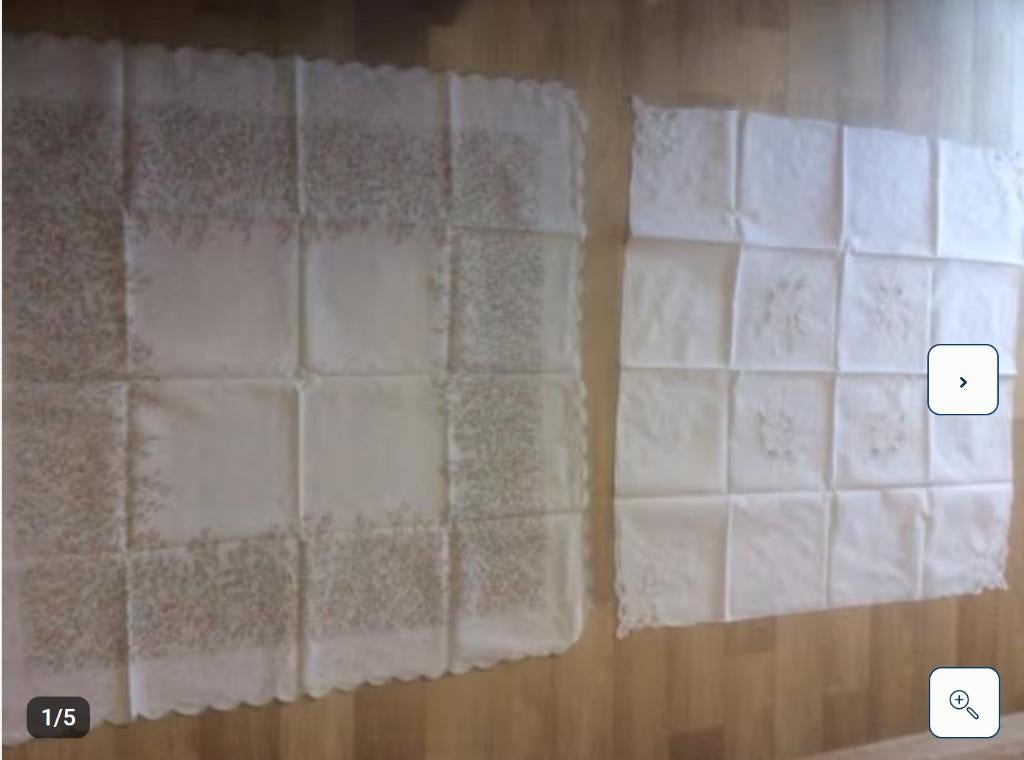 2 petites nappes, Enlèvement ou Envoi, Comme neuf, Carré, Intérieur