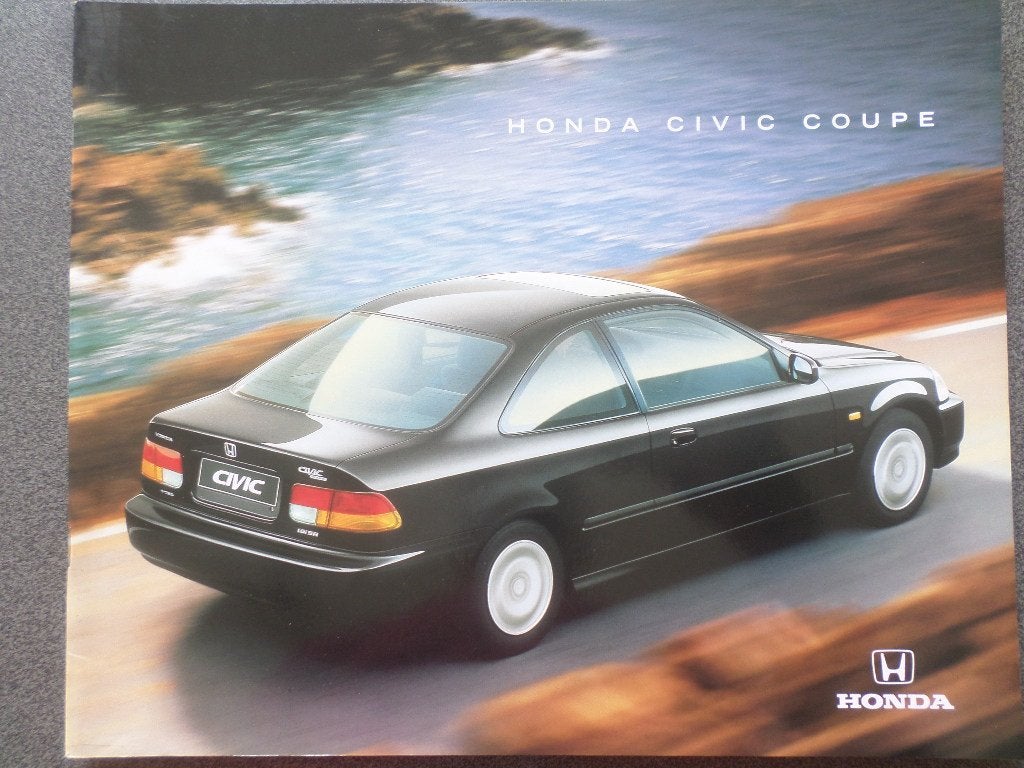 Brochure de la Honda Civic Coupé 1995, Enlèvement ou Envoi, Honda