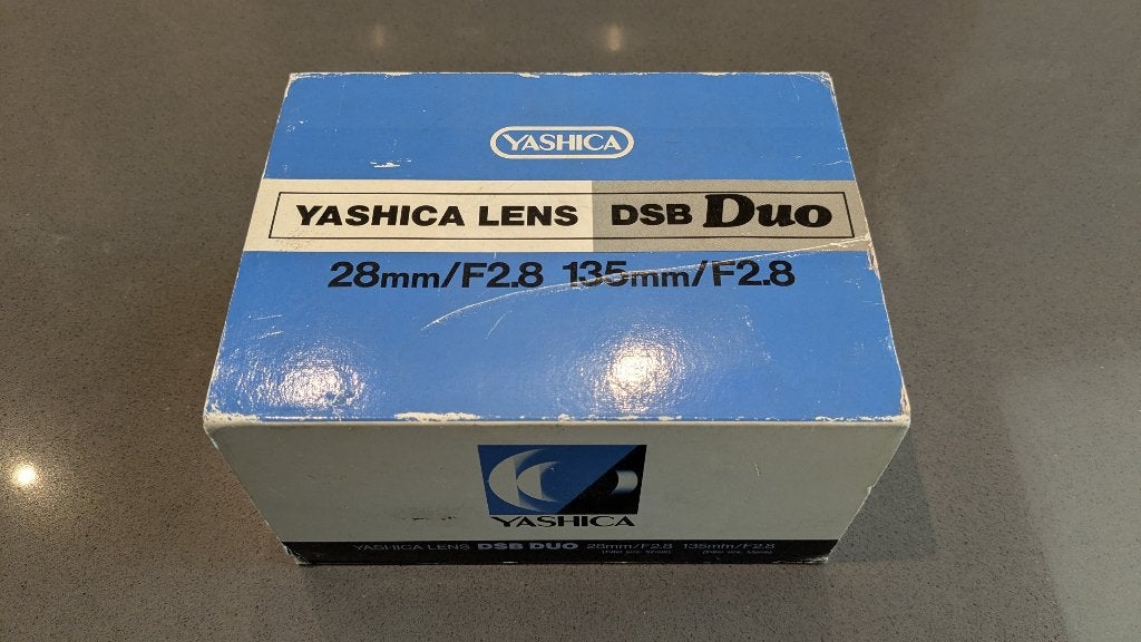 Yashica DSB Duo lenzen (OVP), Ophalen of Verzenden, Zo goed als nieuw, Spiegelreflex