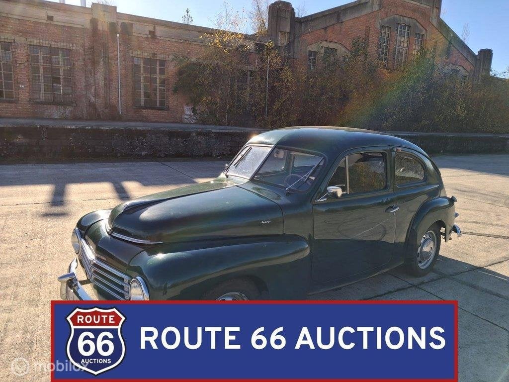 Volvo PV444 | 1953 | Route 66 Auctions, Auto's, Zwart, Bedrijf, Handgeschakeld, Overige carrosserie