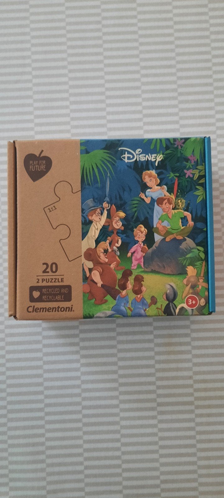 Disney puzzel 2x20 Peter Pan + Jungle book, Kinderen en Baby's, Ophalen, 10 tot 50 stukjes, Zo goed als nieuw, 2 tot 4 jaar