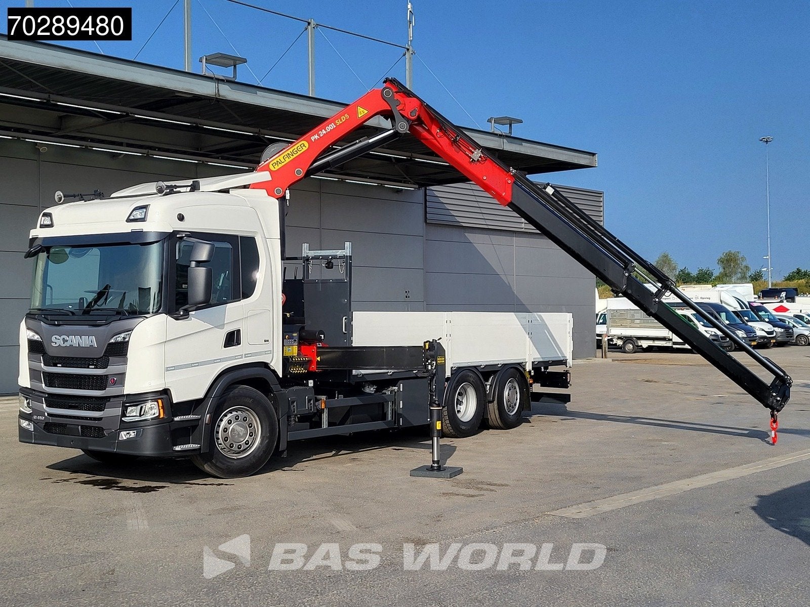 Scania G410 6X2 New! Palfinger PK24.001 SLD 5 Crane Kran Ret, Auto's, Vrachtwagens, Automaat, Stof, Euro 6, Scania