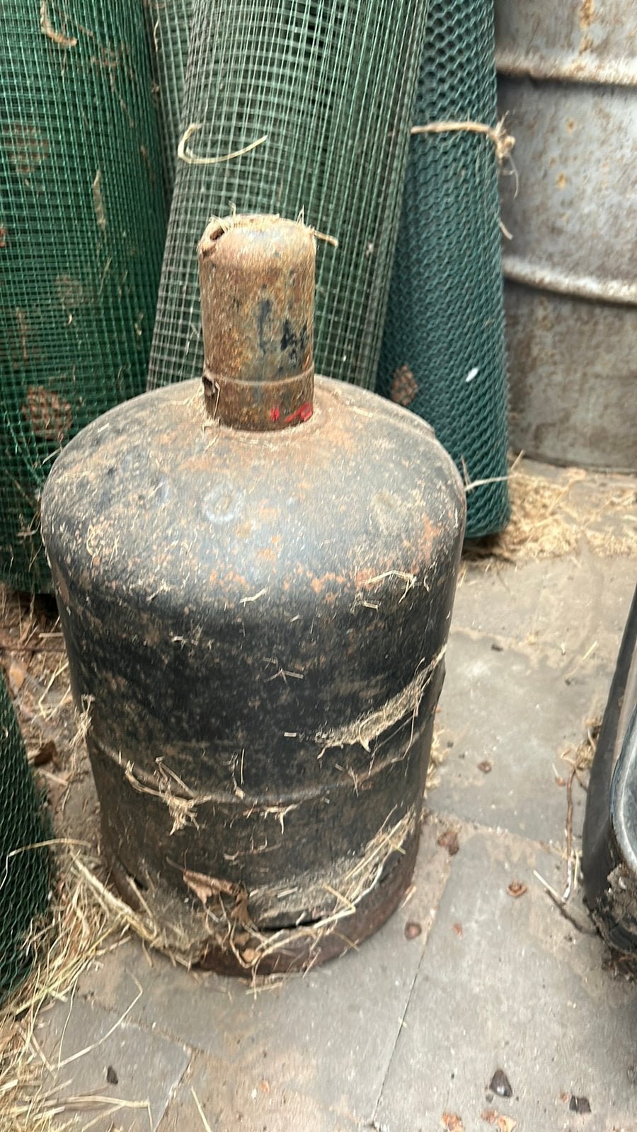 Oude gasfles, Tuin en Terras, Ophalen, Gebruikt