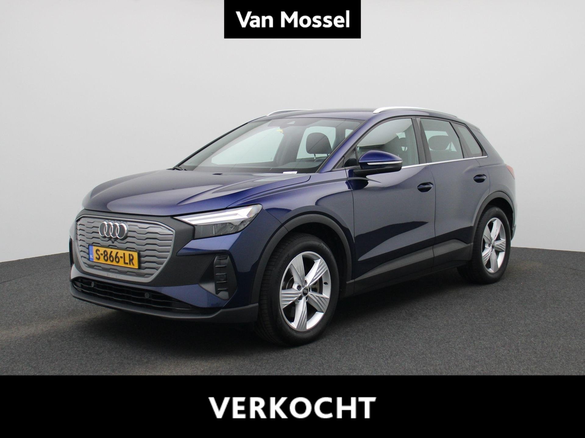 Audi Q4 e-tron 40 Edition 77 kWh 96% SOH l Apple Carplay/And, Automaat, Zwart, Blauw, Parkeersensor