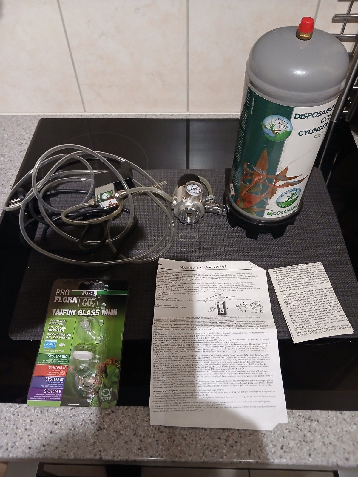 CO 2 installatie, Ophalen