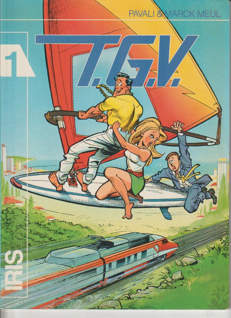Strip : "Iris nr. 1 - T.G.V."., Verzenden