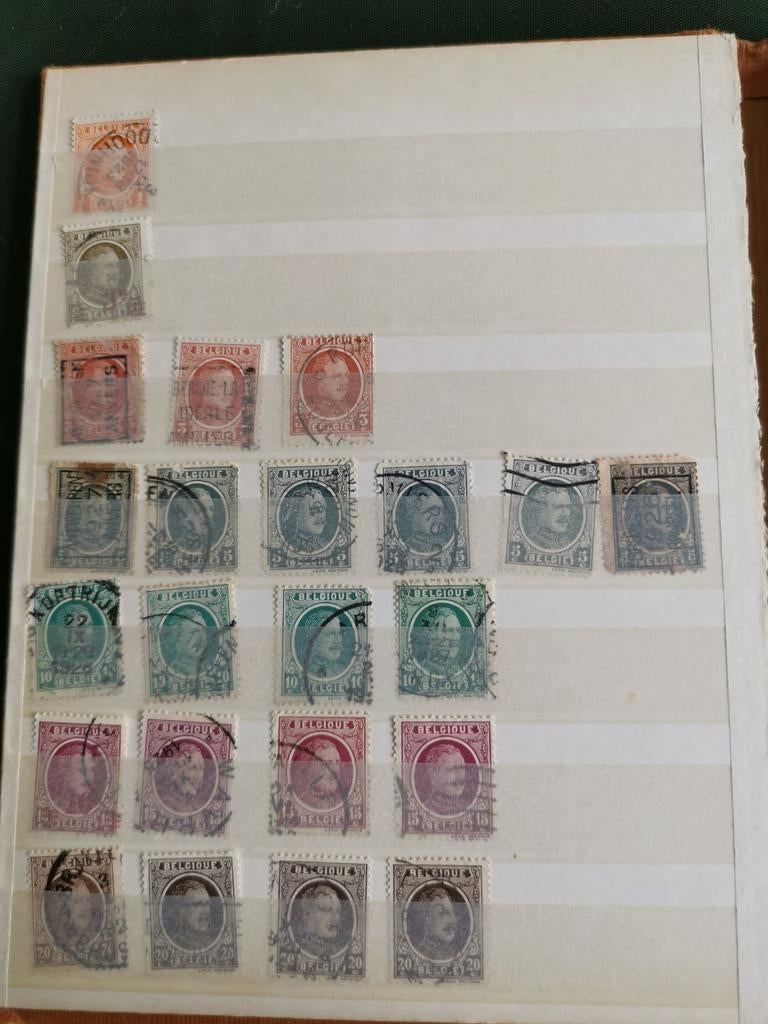 Oude postzegels album België, Postzegels en Munten, Ophalen of Verzenden