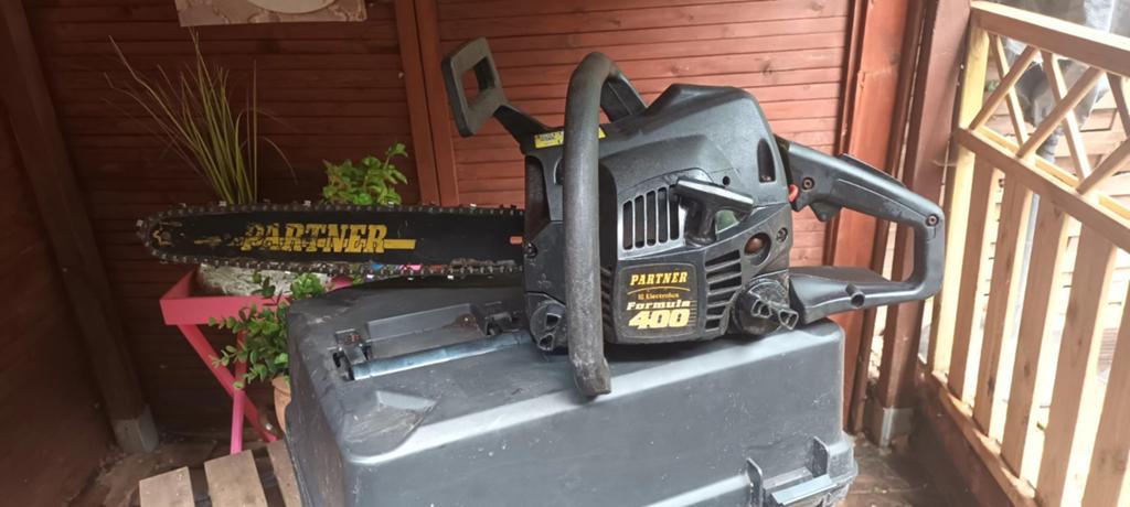 Partner 400 tronçonneuse demare au start pilote fonctionne l, Jardin & Terrasse, Enlèvement ou Envoi