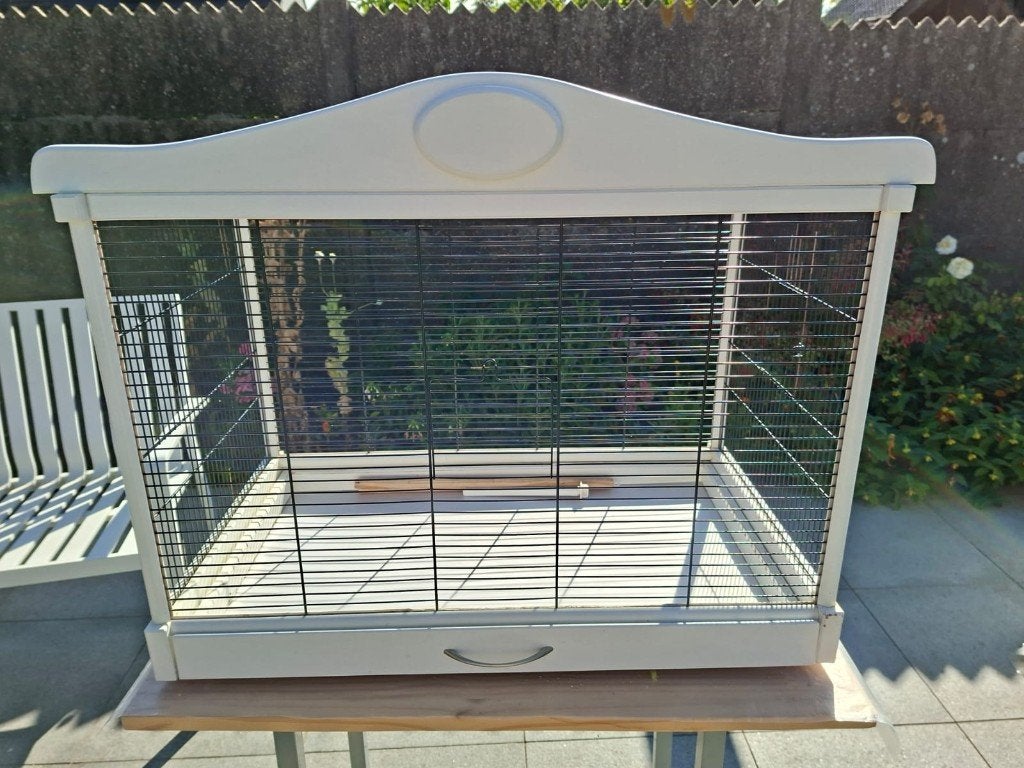 Vogelkooien, Enlèvement, Utilisé, Bois, Cage à oiseaux