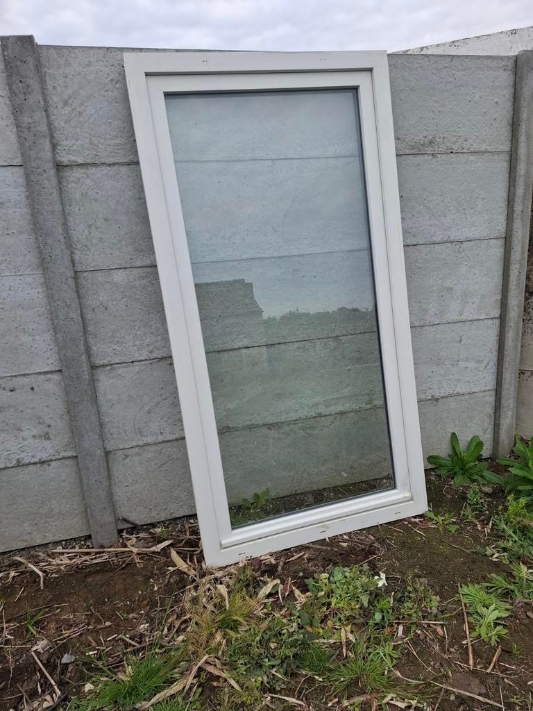 Te koop witte PVC raamdeur
