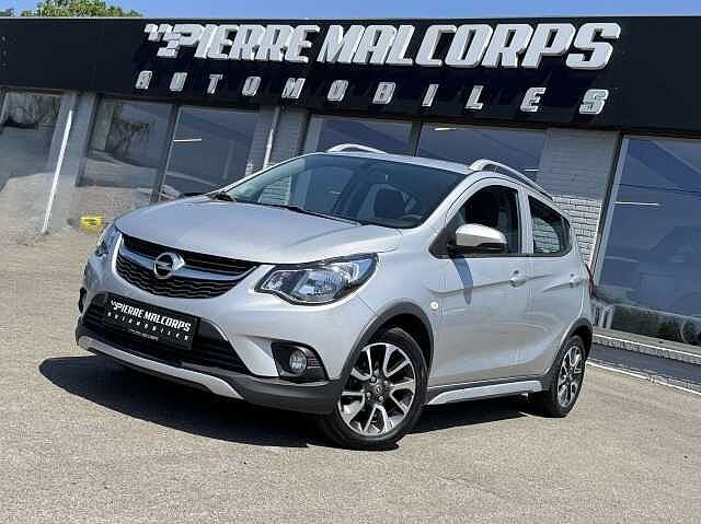 Opel Karl ROCKS 1.0i / CARPLAY / PDC / AIRCO / CRUISE, Auto's, Opel, 4 zetels, Euro 6, Bedrijf, Zilver of Grijs