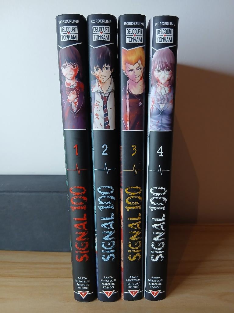 Lot mangas Signal 100 1-4 complet – manga horreur / survival, Livres, Comics, Enlèvement, Neuf, Japon (Manga)