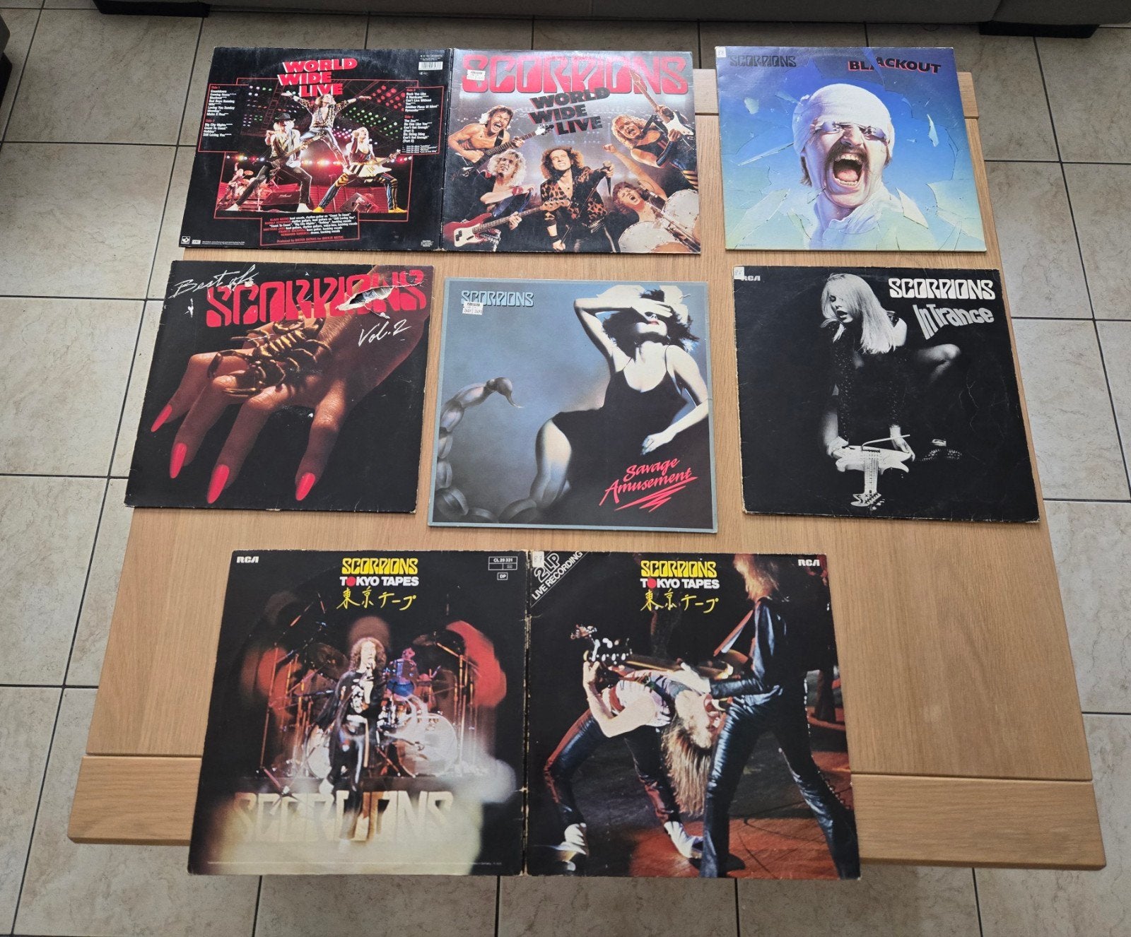 Scorpions Collectors Vinyl 33 Toeren platen Lp's, Enlèvement