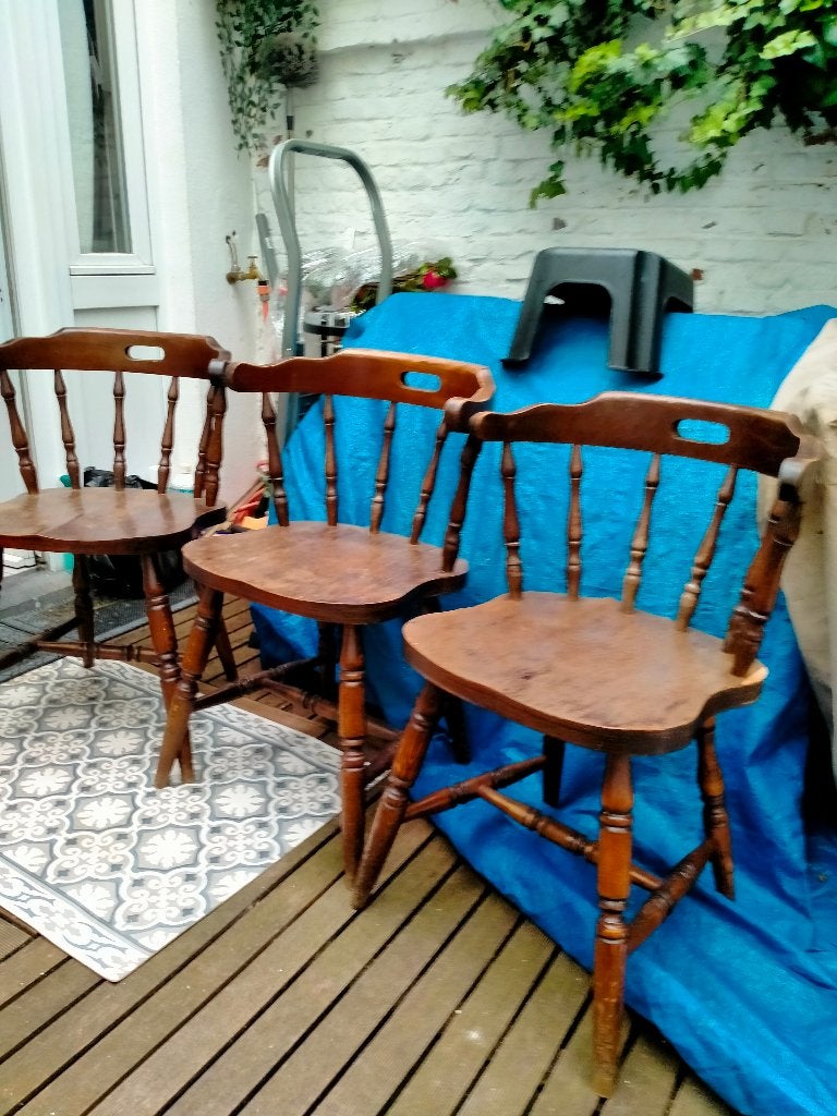 3 robuuste BONANZA stoelen, Ophalen, Gebruikt, Overige kleuren, Drie